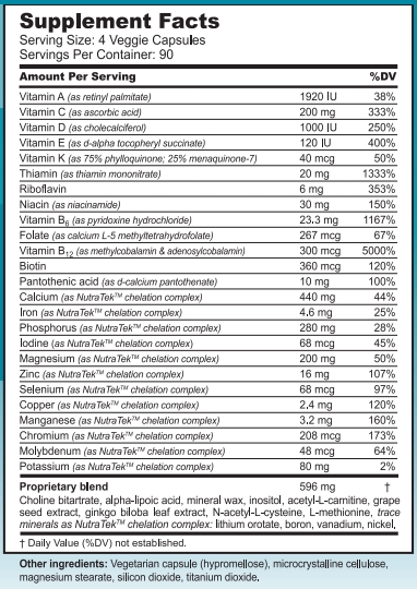 Hardy Nutritionals micronutrients Daily Essential Nutrients for mood and mental health alternative treatment.