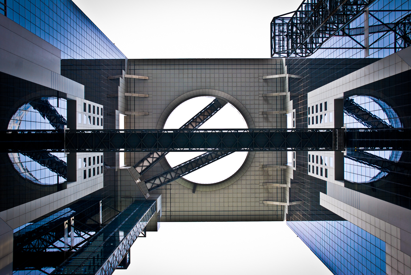 umeda sky building osaka japan