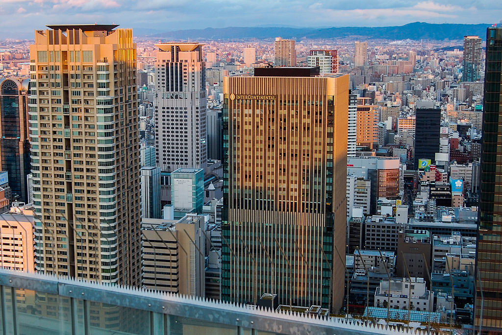 osaka japan cityscape skyline