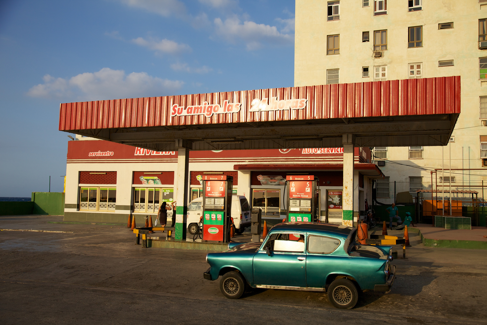 gas station in Cuba