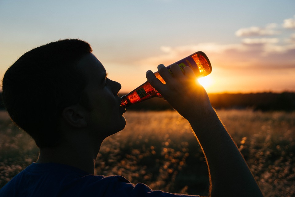 drinking beer in iceland